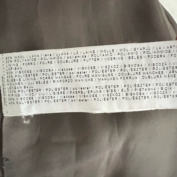 Mango Double-Breasted Wool Coat Size M - Picture 5 of 7